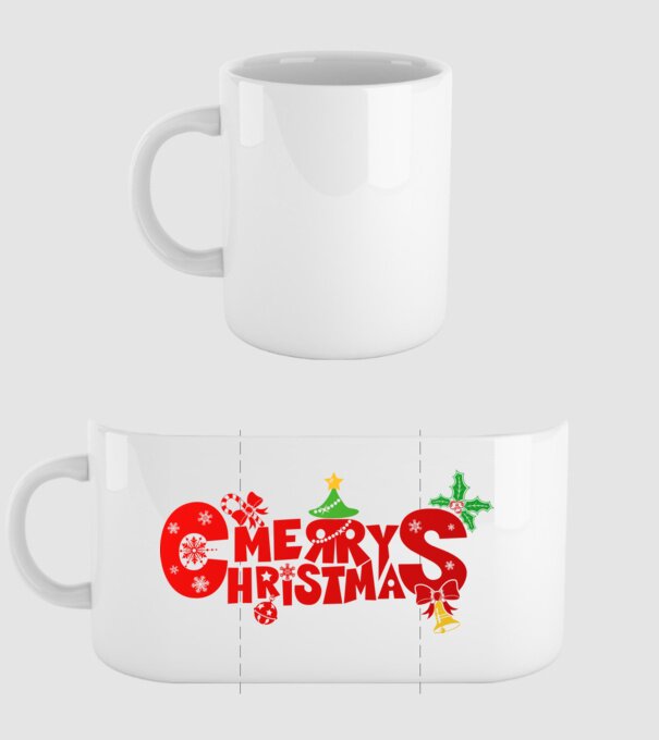 merry christmas minta fehér pólón
