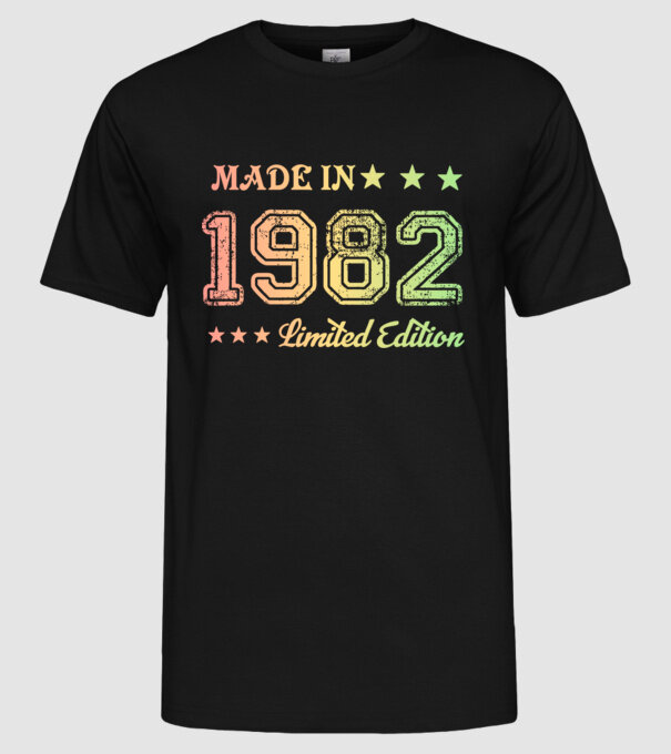 1982 minta fekete pólón