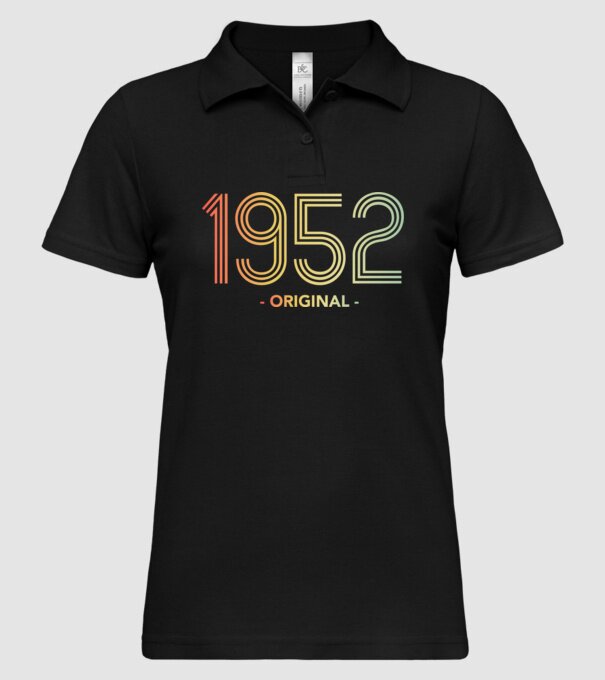 1952 minta fekete pólón
