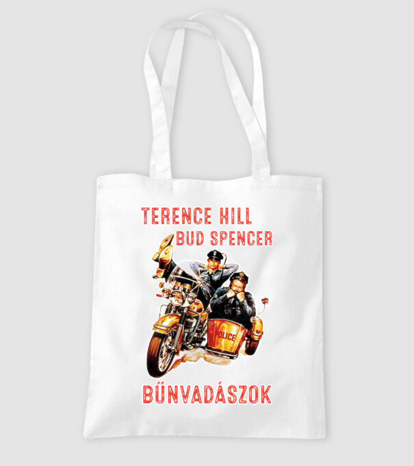 Bűnvadászok minta fehér pólón
