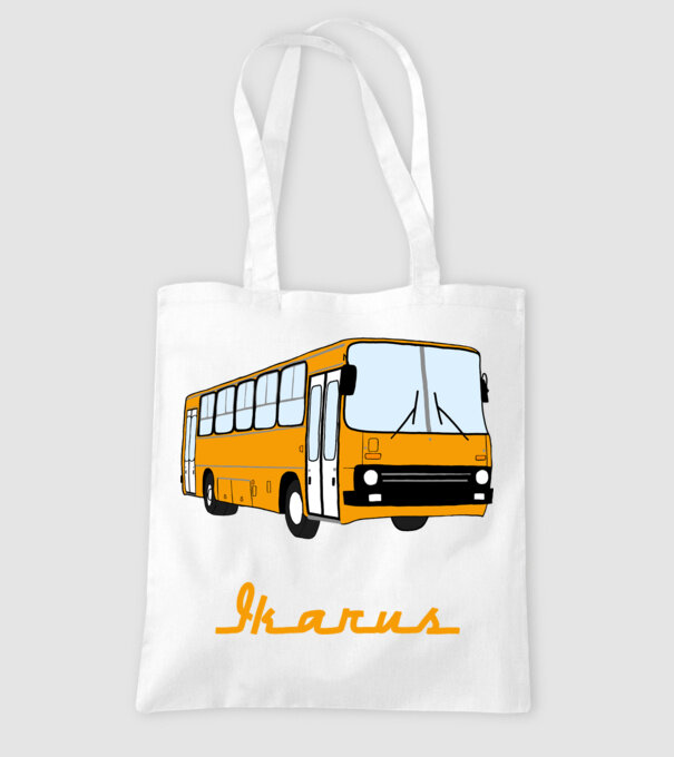 Ikarus  minta fehér pólón