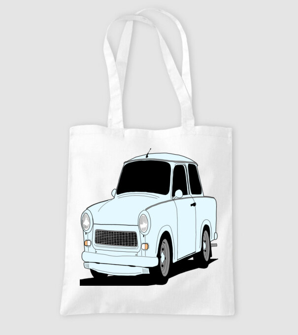 Trabant minta fehér pólón