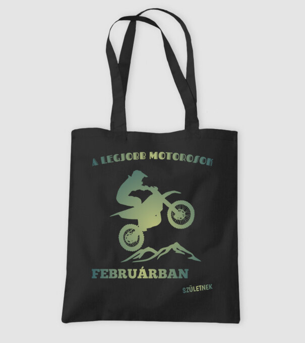 A legjobb motorosok minta fekete pólón
