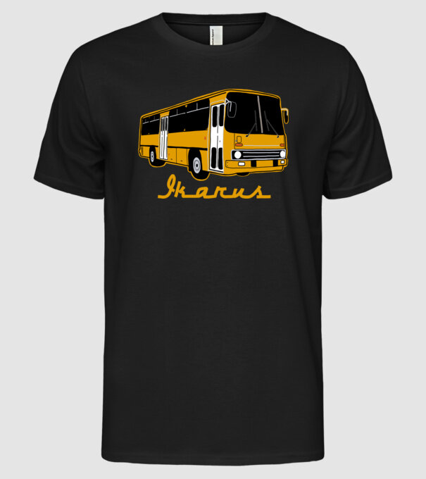 Ikarus  minta fekete pólón