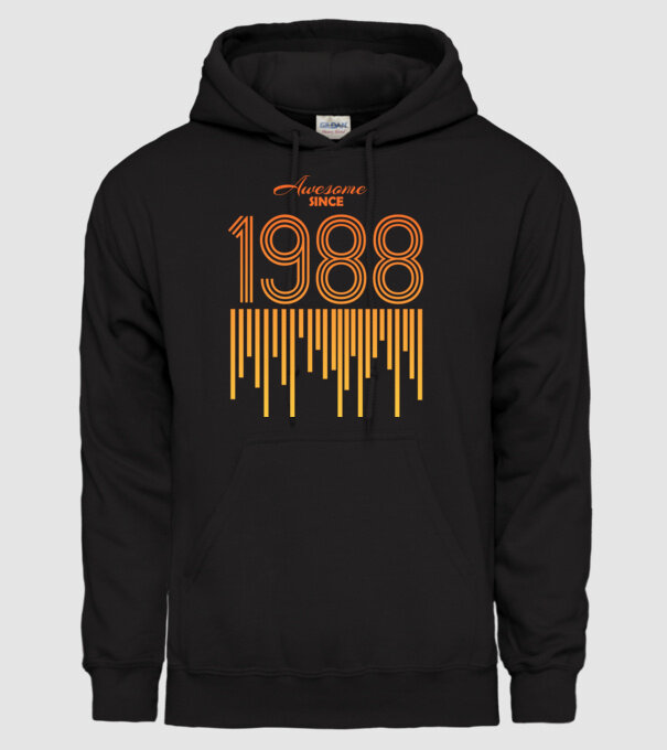 1988 minta fekete pólón
