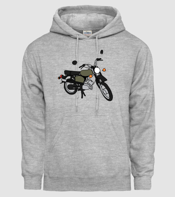 simson minta szürke pólón