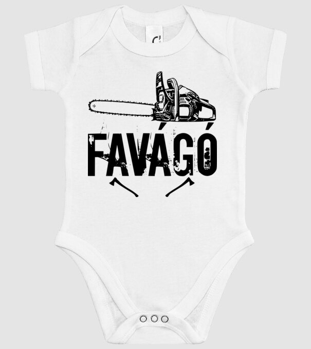 favágó minta fehér pólón
