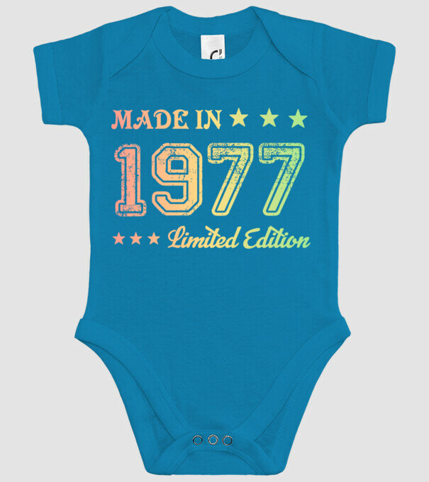 1977 minta türkiz pólón