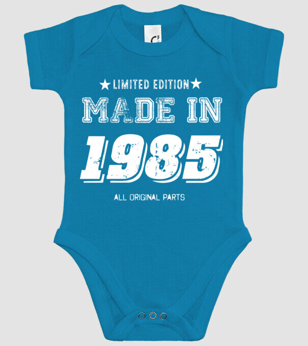 1985 minta türkiz pólón