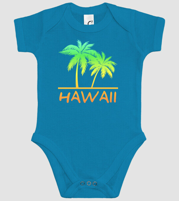 Hawaii minta türkiz pólón