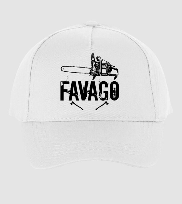 favágó minta fehér pólón