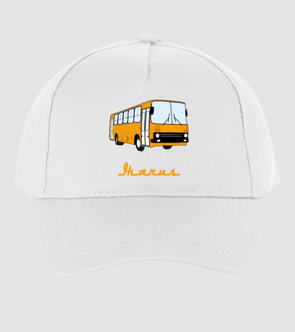 Ikarus minta fehér pólón