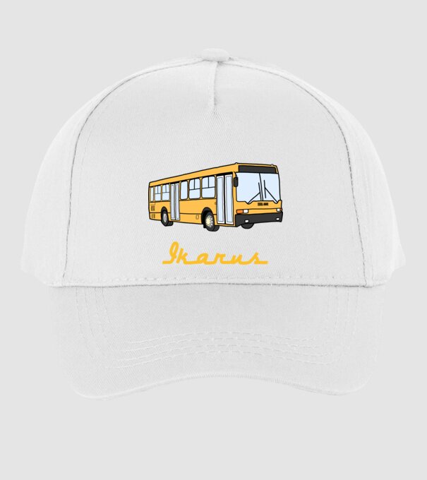 Ikarus minta fehér pólón