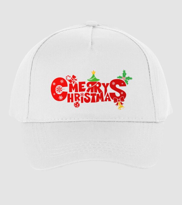 merry christmas minta fehér pólón