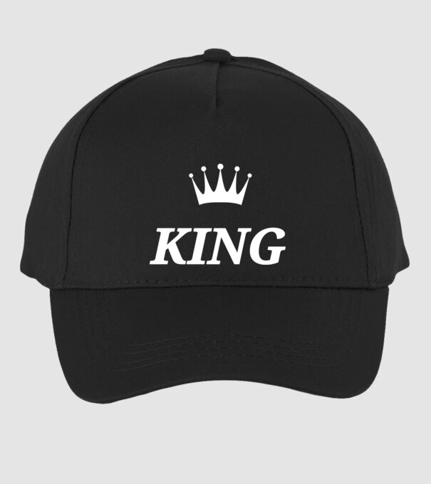 King minta fekete pólón