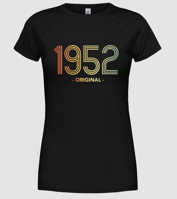 1952 minta fekete pólón