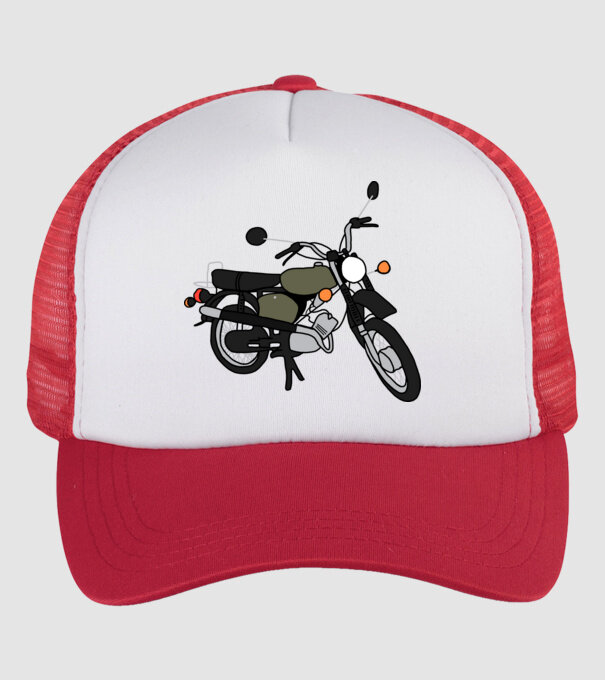 simson minta fehér/piros pólón