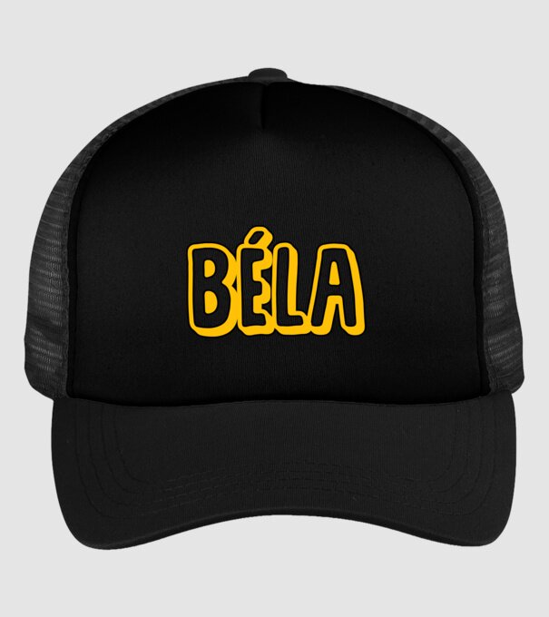 Béla minta fekete pólón