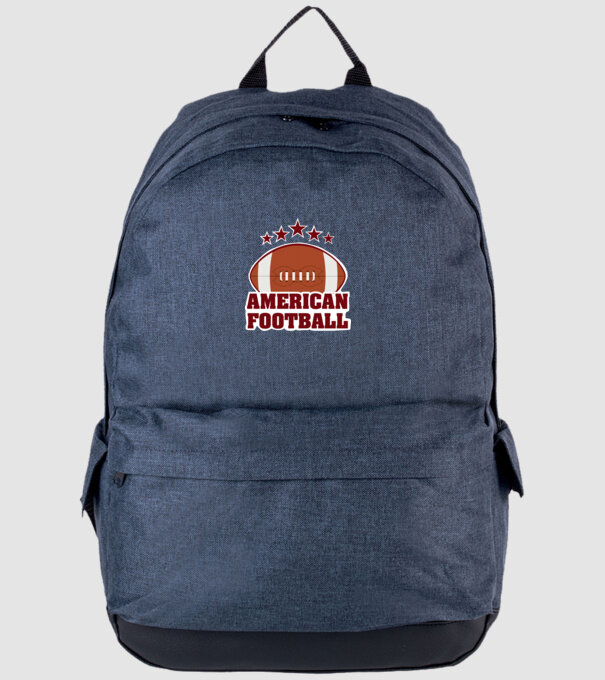 American football minta farmerkék pólón