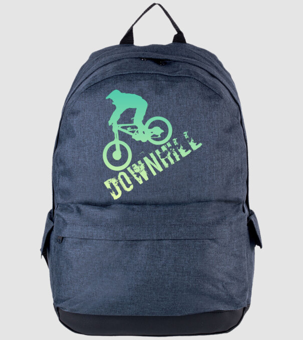 DOWNHILL minta farmerkék pólón