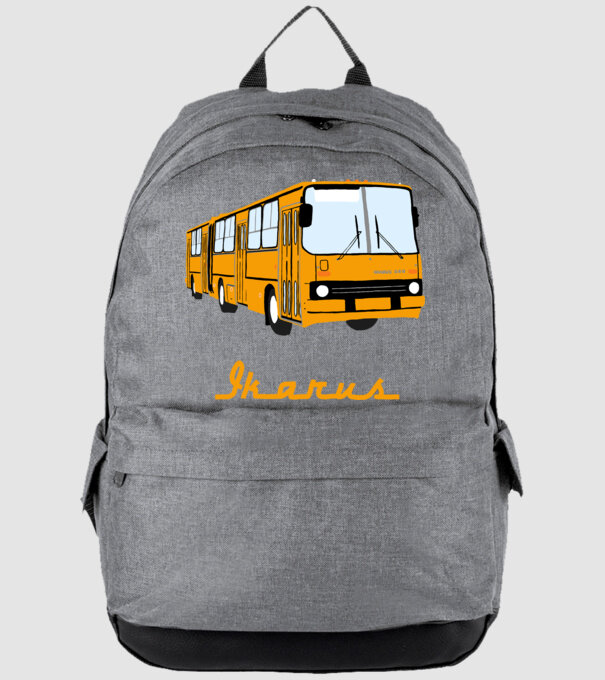 Ikarus minta szürke pólón