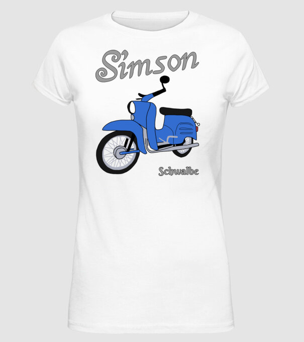 Simpson-Schwalbe minta fehér pólón