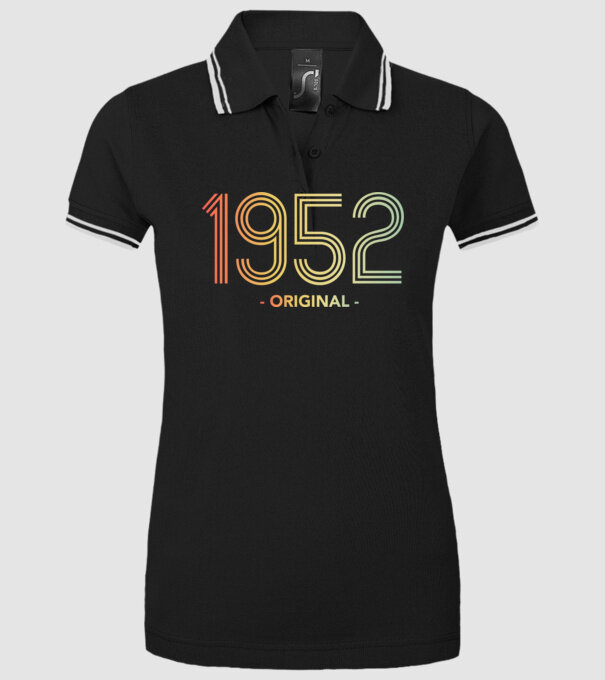 1952 minta fekete pólón