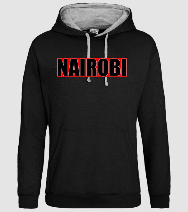 Nairobi minta fekete pólón