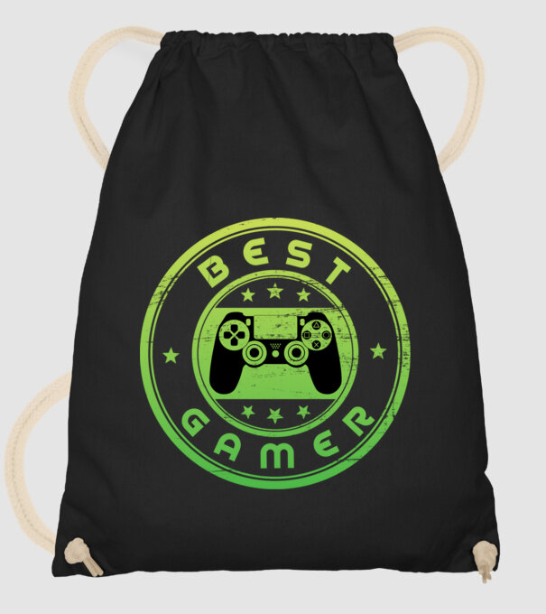 Best gamer minta fekete pólón