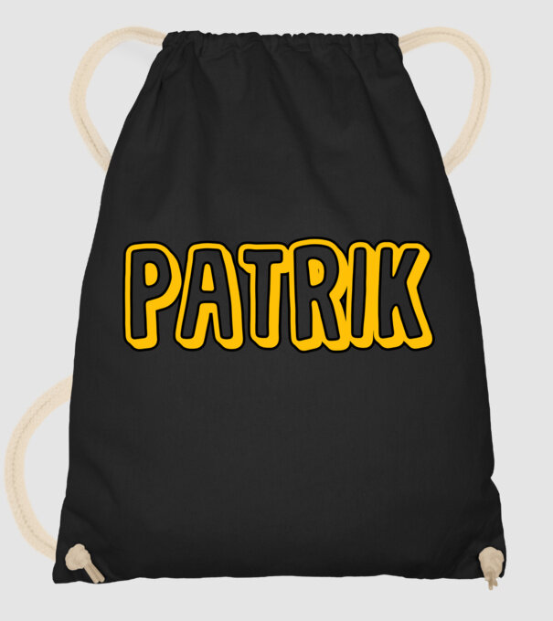 Patrik minta fekete pólón