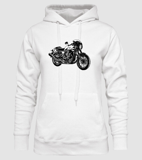 motor minta fehér pólón