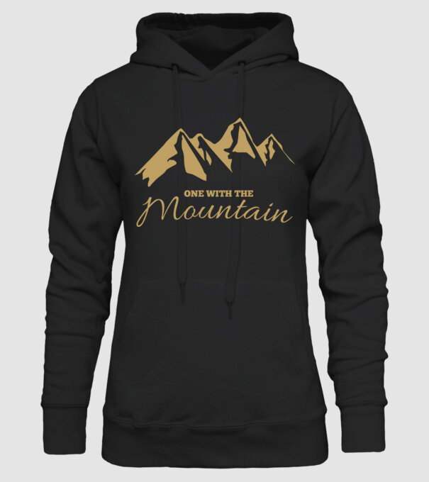 Mountain  minta fekete pólón
