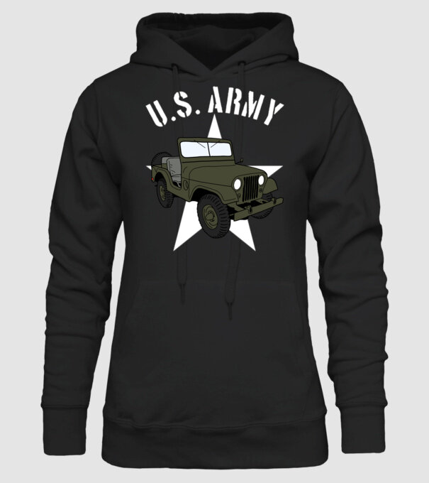 U.S. ARMY minta fekete pólón
