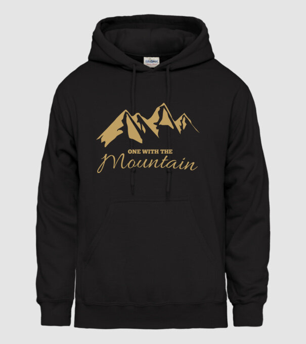 Mountain  minta fekete pólón