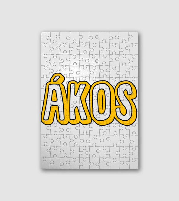 Ákos  minta fehér pólón