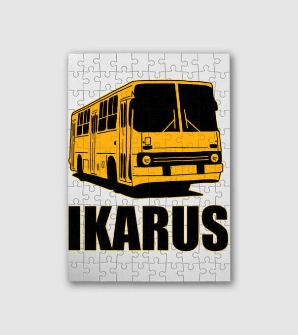 Ikarus minta fehér pólón