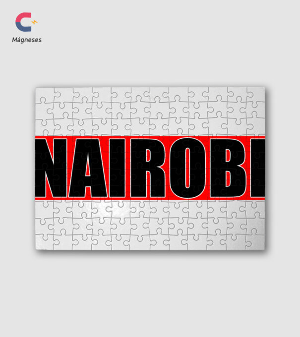 Nairobi minta fehér pólón