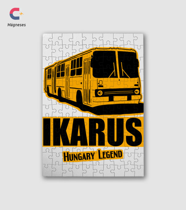 Ikarus minta fehér pólón