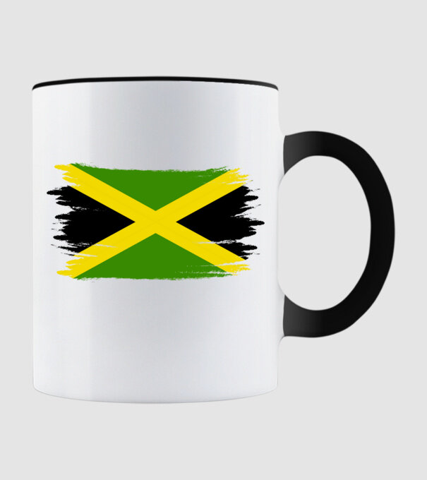 Jamaica minta fekete pólón