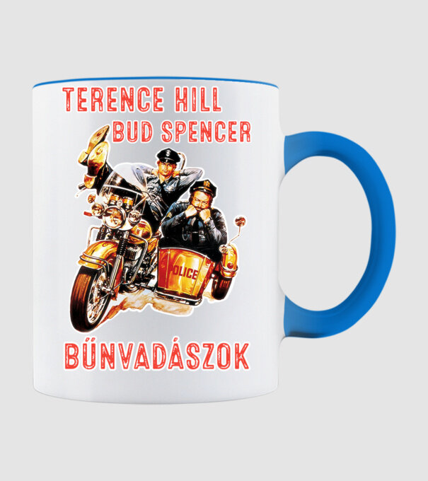 Bűnvadászok minta világoskék pólón