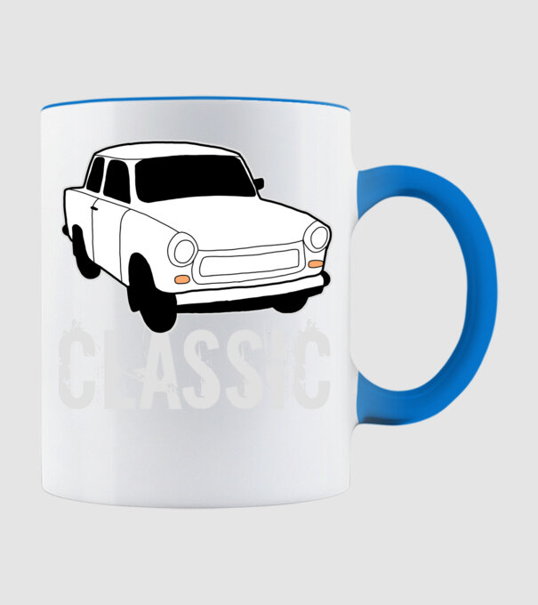 Trabant minta világoskék pólón