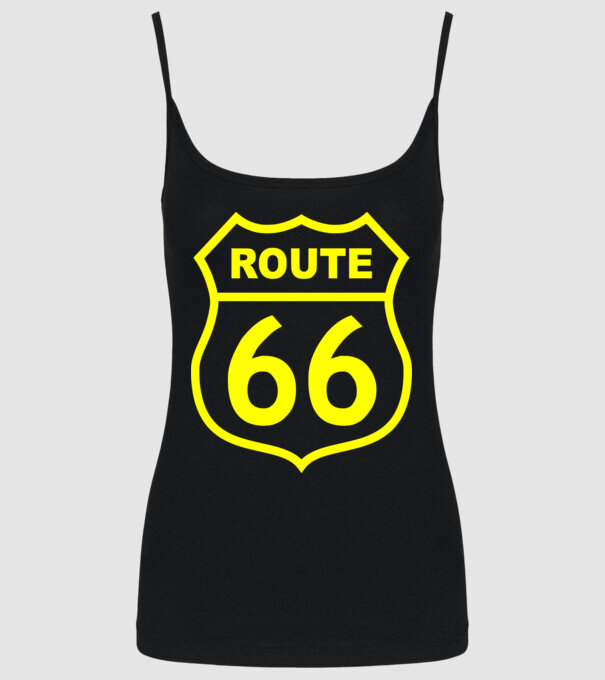route 66 minta fekete pólón