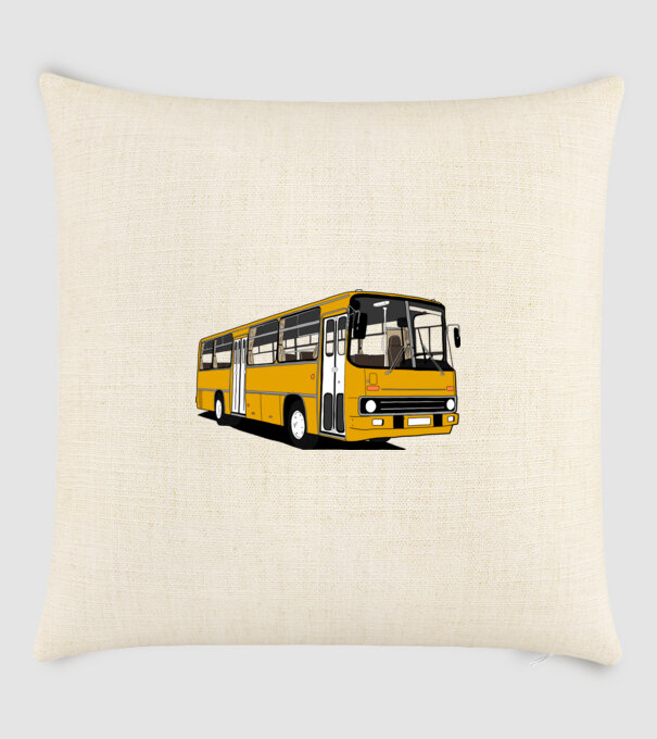 Busz minta homokszín pólón