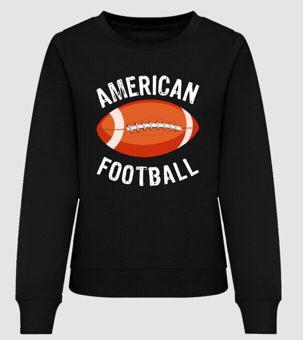 American football minta fekete pólón