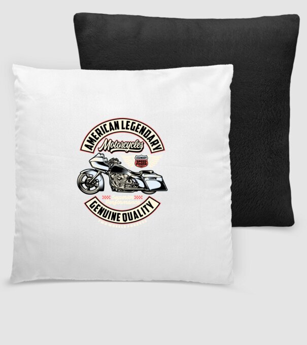 Motorcycle minta fekete pólón