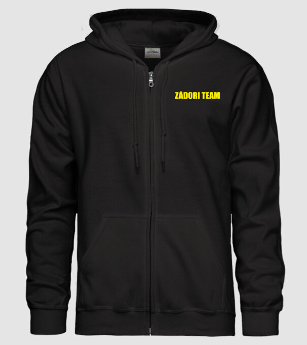 Zádori Team elso minta fekete pólón