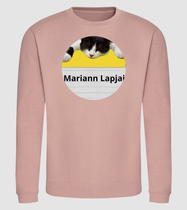 Mariann Lapjai minta dusty pink pólón