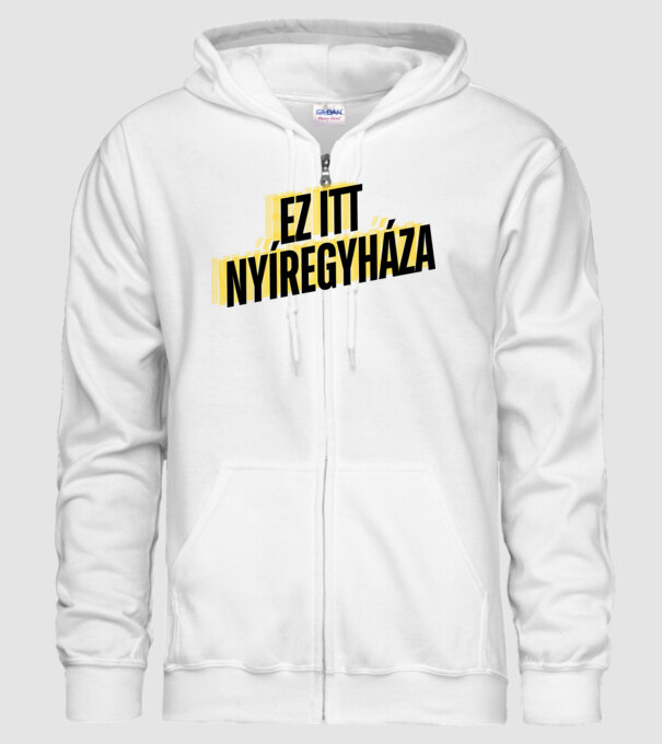 Ez itt Nyíregyháza minta fehér pólón