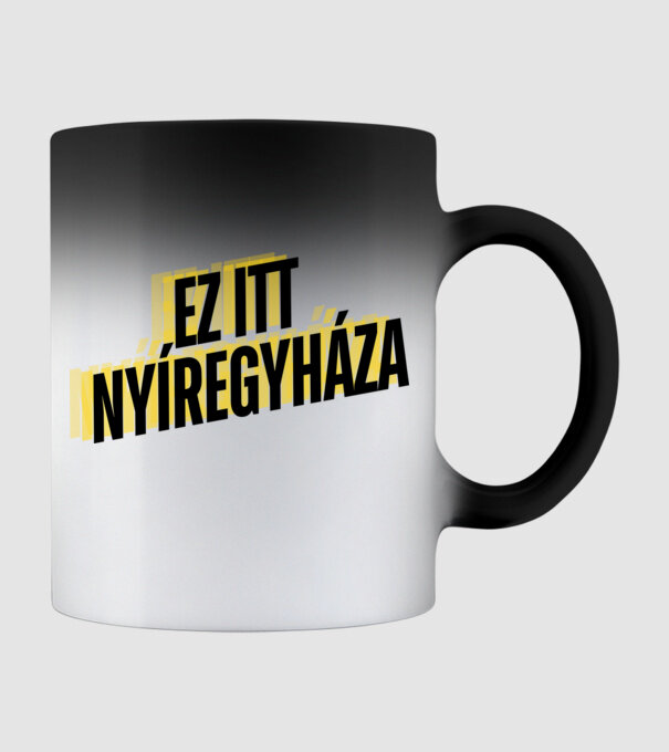 Ez itt Nyíregyháza minta fekete pólón