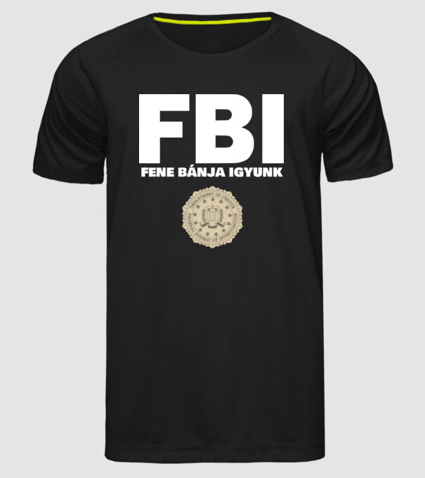 FBI minta fekete pólón